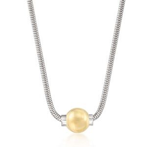 Cape Cod 14K Gold And Sterling Necklace